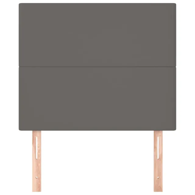 Tête de lit Gris 90x5x118/128 cm Similicuir