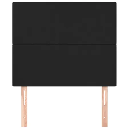 Tête de lit Noir 100x5x118/128 cm Similicuir