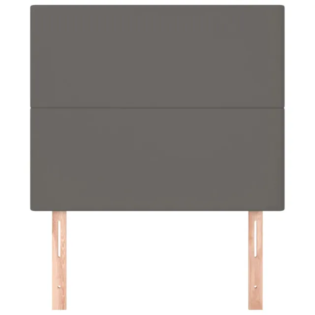 Tête de lit Gris 100x5x118/128 cm Similicuir