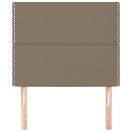 Tête de lit Taupe 90x5x118/128 cm Tissu