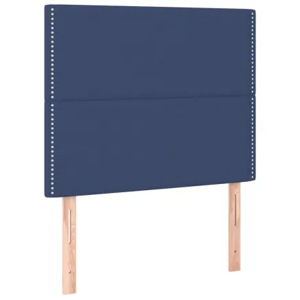 Tête de lit Bleu 100x5x118/128 cm Tissu 2