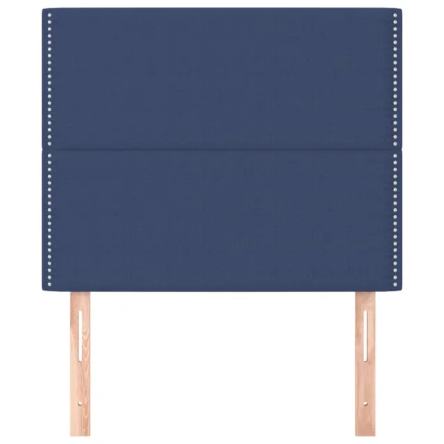 Tête de lit Bleu 100x5x118/128 cm Tissu