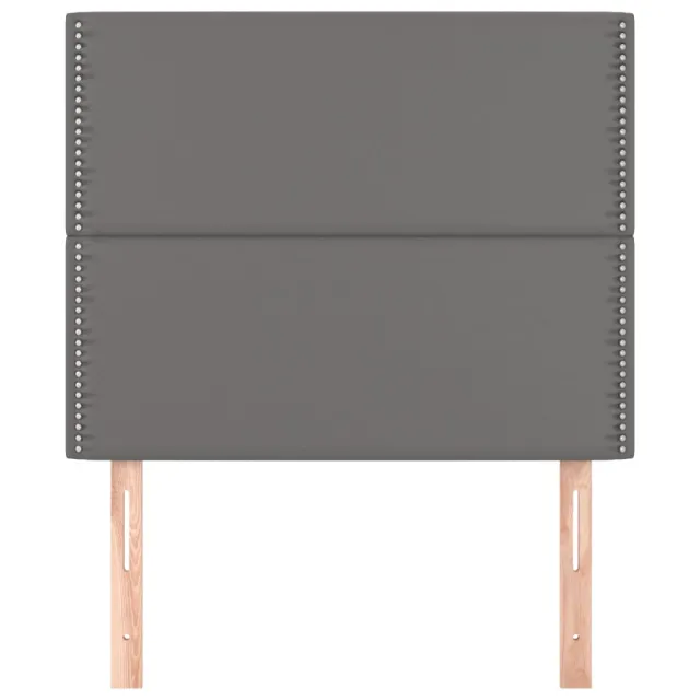 Tête de lit Gris 90x5x118/128 cm Similicuir
