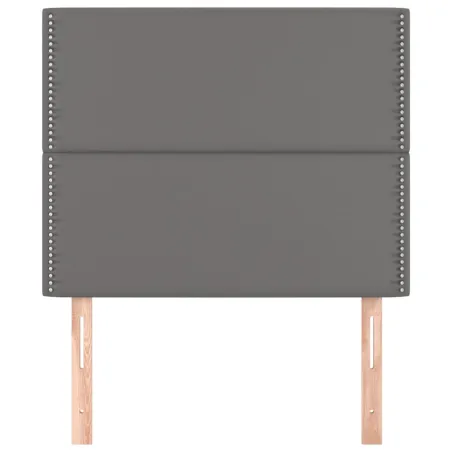 Tête de lit Gris 90x5x118/128 cm Similicuir