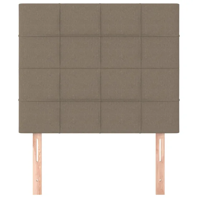 Tête de lit Taupe 100x5x118/128 cm Tissu