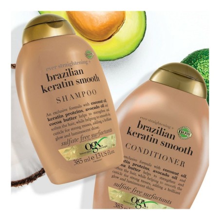 Shampoo Districante OGX Brazilian Keratin 385 ml