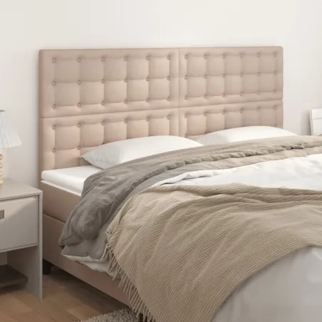 Tête de lit Cappuccino 200 x 5 x 118/128 cm Similicuir