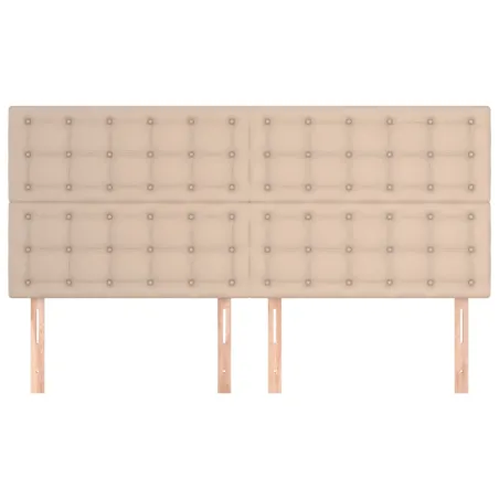 Tête de lit Cappuccino 200 x 5 x 118/128 cm Similicuir