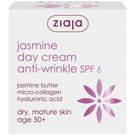 Crema Antiarrugas de Día Ziaja Jazmin 50 ml 2