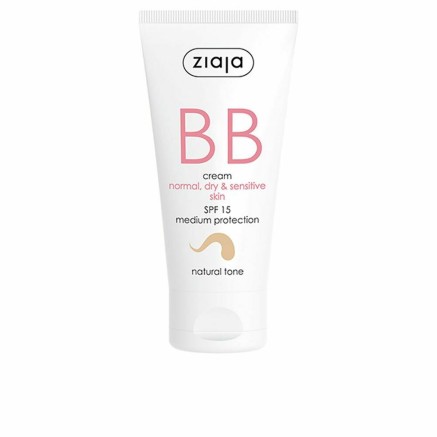 Crema Hidratante con Color Ziaja Bb Cream Natural Spf 15 50 ml
