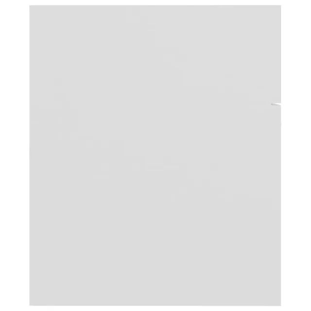 Ensemble de meubles de salle de bain Blanc Bois d'ingénierie