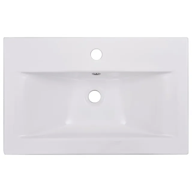 Ensemble de meubles de salle de bain Blanc Aggloméré