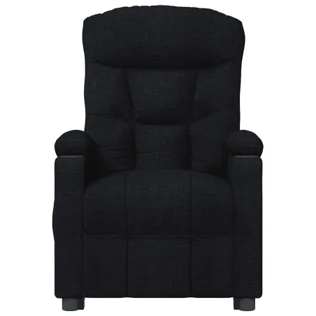 Fauteuil de massage Noir Tissu