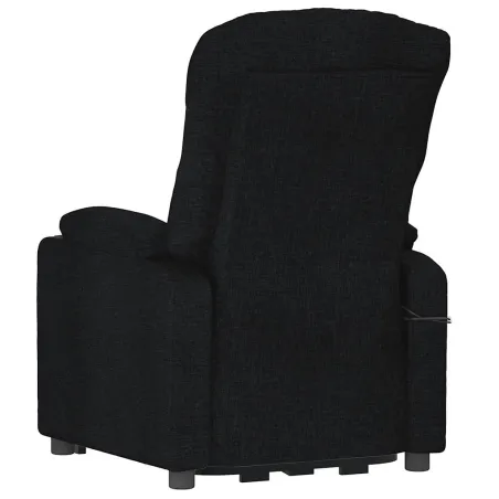 Fauteuil de massage Noir Tissu
