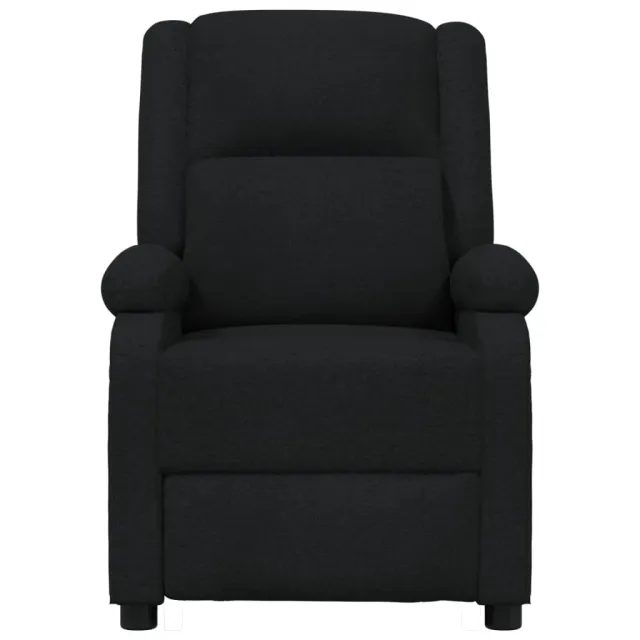 Fauteuil inclinable électrique Noir Tissu