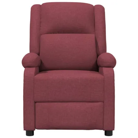 Fauteuil inclinable électrique Rouge bordeaux Tissu