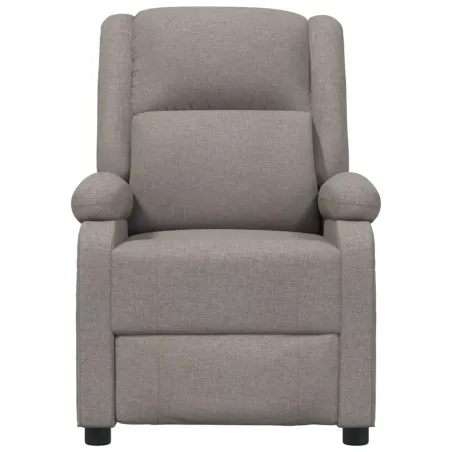 Fauteuil inclinable électrique Taupe Tissu