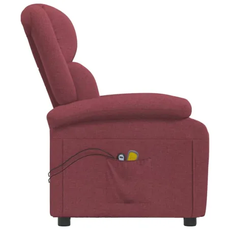 Fauteuil électrique de massage Bordeaux Tissu