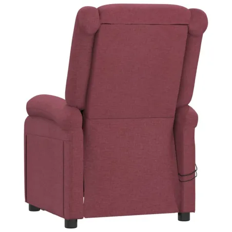 Fauteuil électrique de massage Bordeaux Tissu