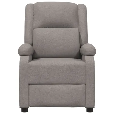 Fauteuil électrique de massage Taupe Tissu