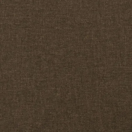Tête de lit marron foncé 80x7x118/128 cm Tissu