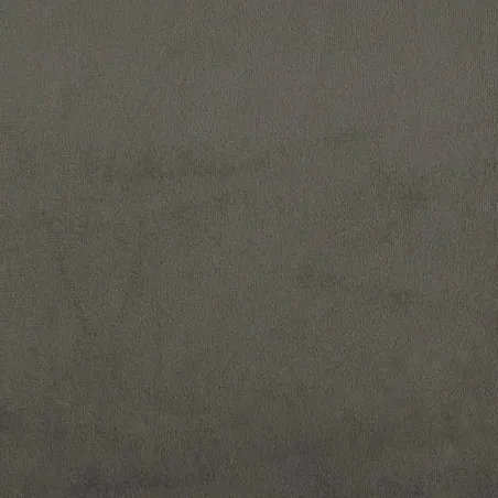 Tête de lit Gris foncé 200 x 7 x 118/128 cm Velours