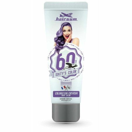 Semi-permanente kleurstof Hairgum Sixty's Color Mahonie (60 ml)