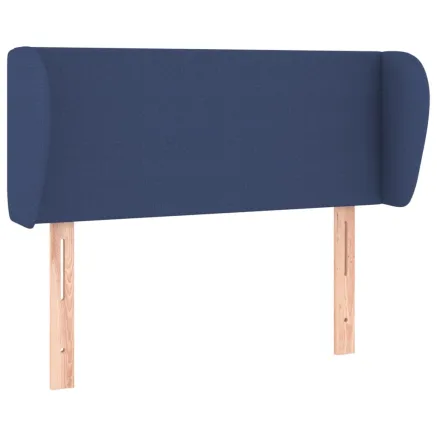 Tête de lit avec oreilles Bleu 83x23x78/88 cm Tissu 2