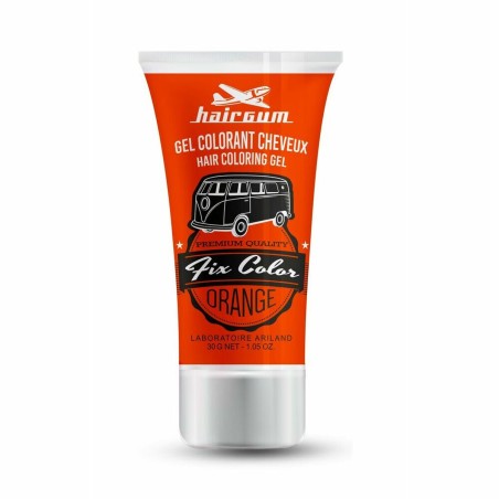 Coloración No Permanente Hairgum Fix Color Gel Fijador Naranja Orange