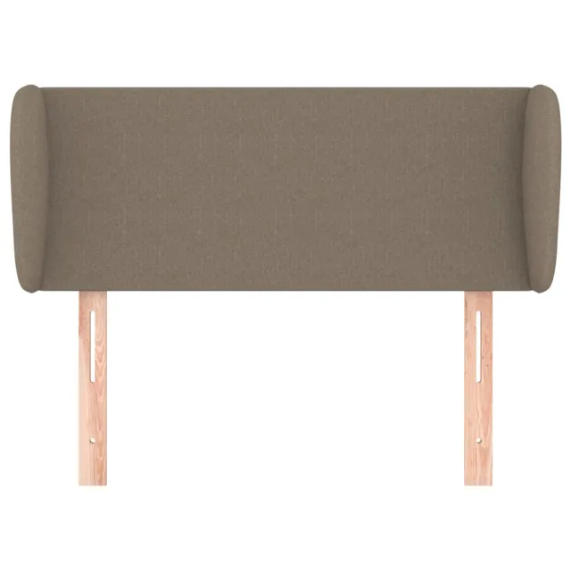 Tête de lit avec oreilles Taupe 103x23x78/88 cm Tissu