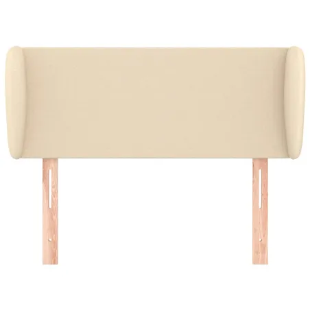 Tête de lit avec oreilles Crème 103x23x78/88 cm Tissu