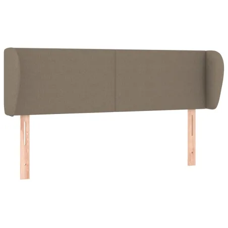 Tête de lit avec oreilles Taupe 147x23x78/88 cm Tissu