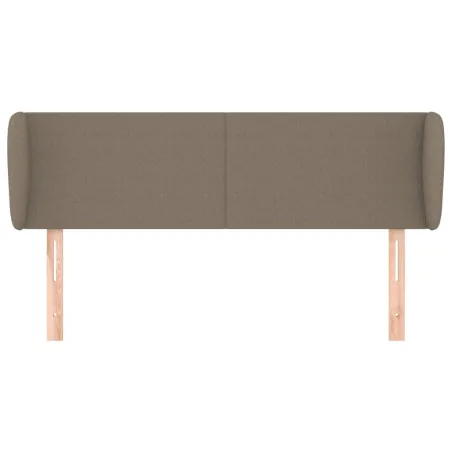 Tête de lit avec oreilles Taupe 147x23x78/88 cm Tissu