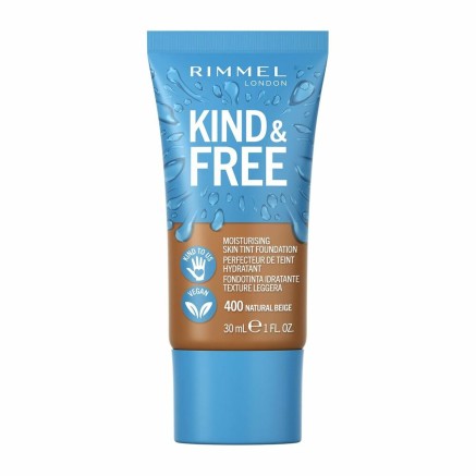 Cremige Make-up Grundierung Rimmel London Kind & Free 400-natural beig