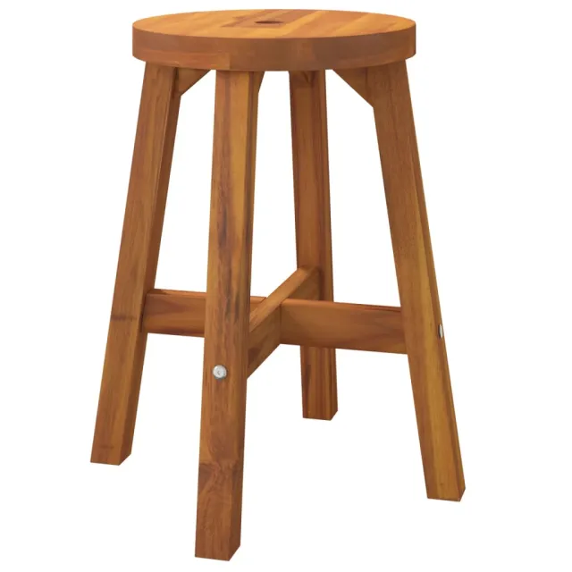 Tabouret Marron 38x38x45 cm Bois d'acacia solide