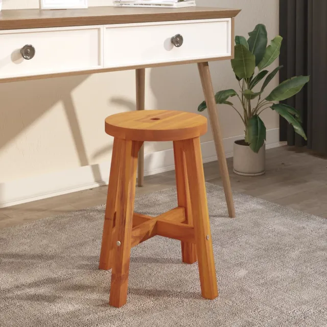 Tabouret Marron 38x38x45 cm Bois d'acacia solide