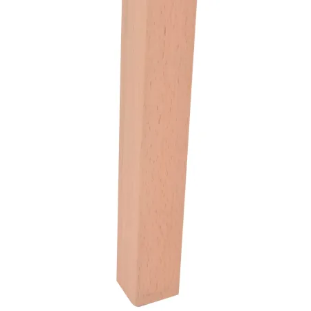 Table et chaises 7 pcs Cuir synthétique Chêne Couleur crème