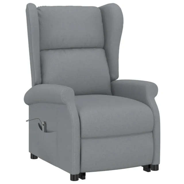 Fauteuil Gris clair Tissu