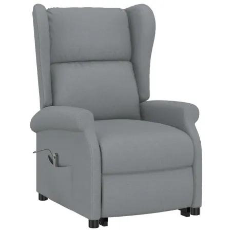 Fauteuil Gris clair Tissu