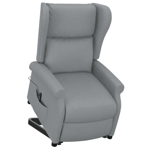 Fauteuil Gris clair Tissu