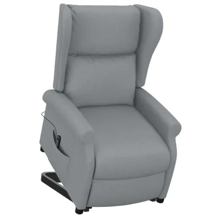 Fauteuil Gris clair Tissu