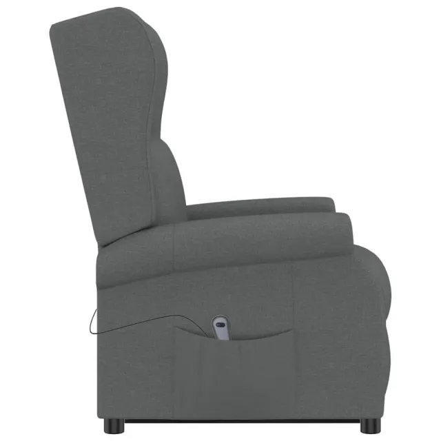 Fauteuil Gris foncé Tissu