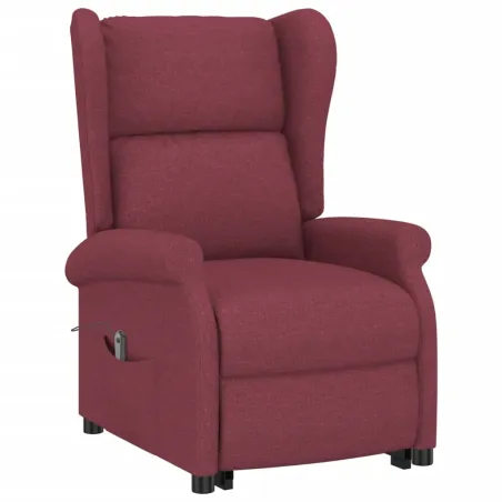 Fauteuil Rouge bordeaux Tissu