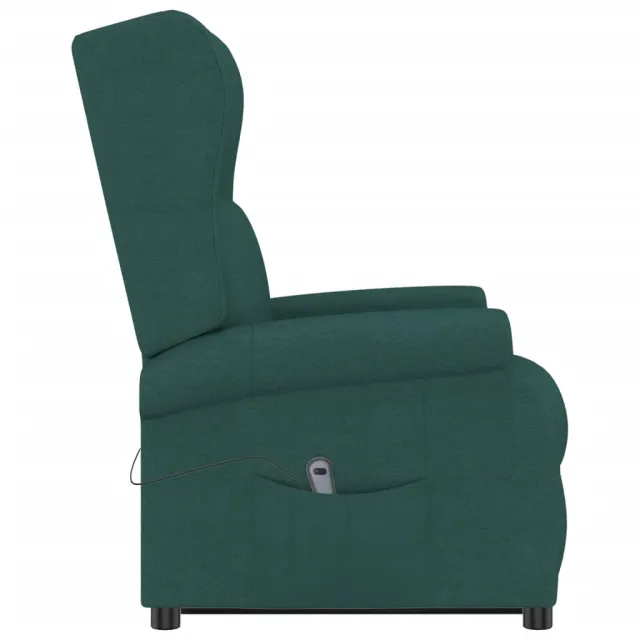 Fauteuil Vert foncé Tissu