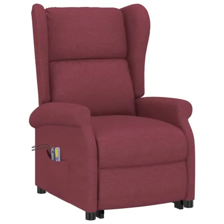 Fauteuil de massage Rouge bordeaux Tissu