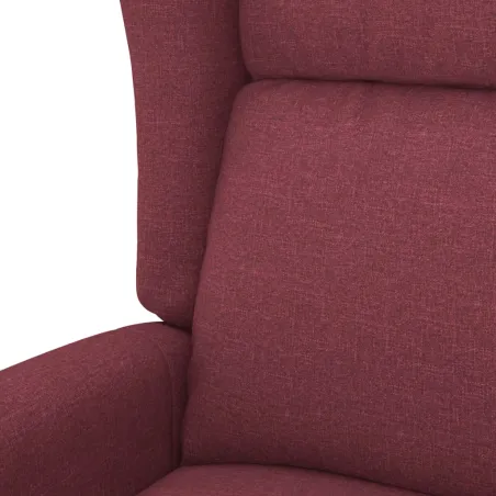 Fauteuil de massage Rouge bordeaux Tissu