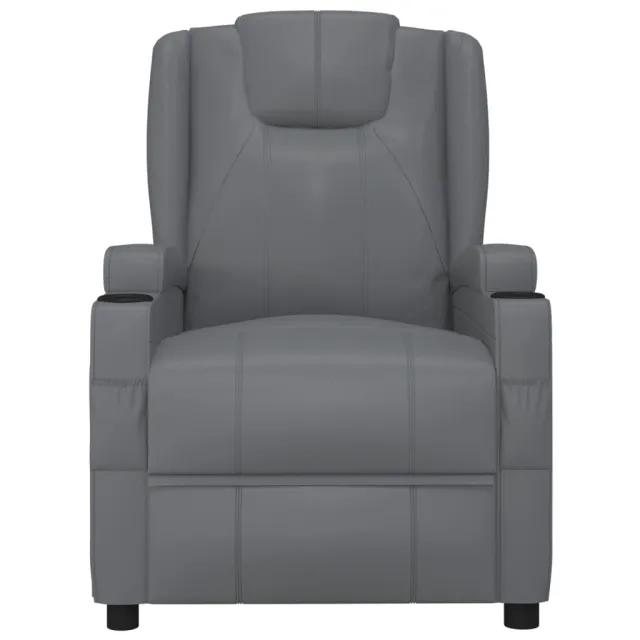 Fauteuil Anthracite Similicuir