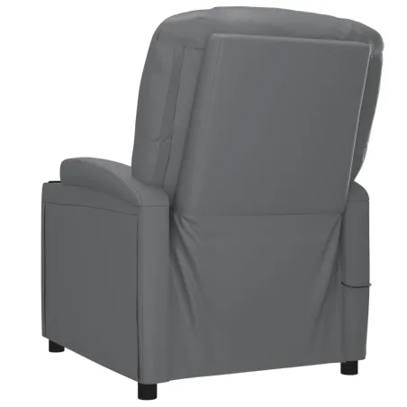 Fauteuil Anthracite Similicuir