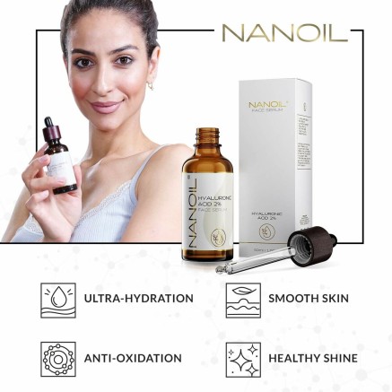 Sérum Facial con Ácido Hialurónico Nanoil (50 ml) 2
