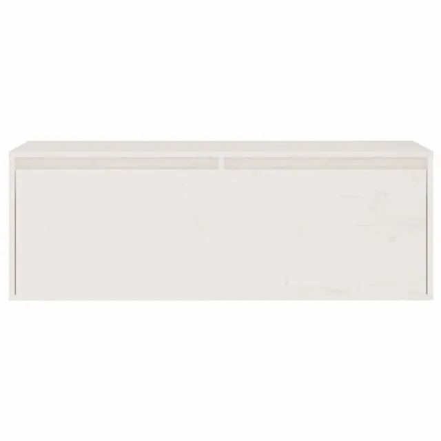 Ensemble de meubles TV 3 pcs blanc bois massif de pin
